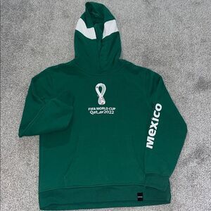 Mexico National Soccer Team Jersey hooded hoodie sweatshirt World Cup Futbol L/M